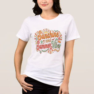 Camiseta Triblenda Vibraciones Veraniegas Retro de Buena Sensación So