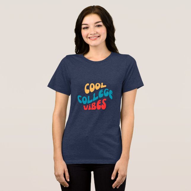 CAMISETA TRIBLENDA VIBRAJES GENIALES DE COLEGIO (Anverso Completo )