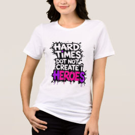 Camiseta Triblenda Vibrant Gradient Typographical Create Heroes 