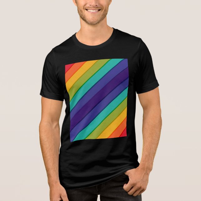 Camiseta Triblenda Vibrante arcoiris (Anverso)