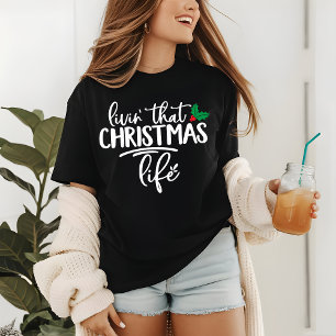Camiseta Triblenda Vida de Navidades honestamente tipográficos