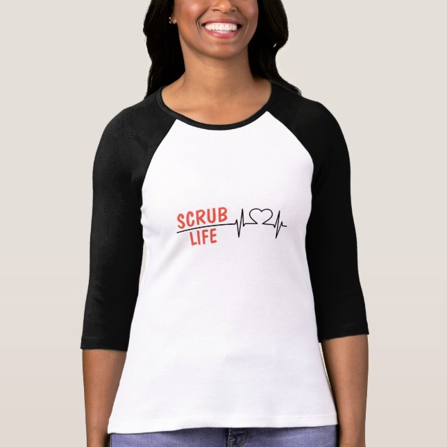 Camiseta Triblenda Vida útil de Scrub (Anverso)