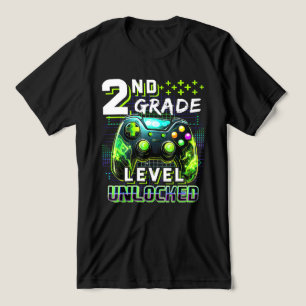 Camiseta Triblenda Videojuego desbloqueado de 2º Grado para volver a 