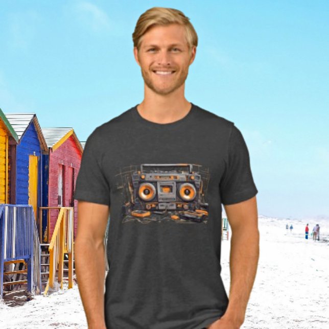 Camiseta Triblenda Videos Retro Boombox (Subido por el creador)