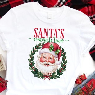 Camiseta Triblenda Viene Santa a los Navidades clásicos de la ciudad