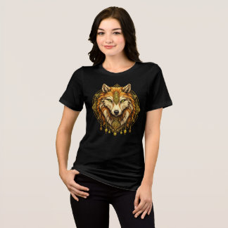 Camiseta Triblenda Viking Wolf Norse Mythology Nordic Wolf Womens