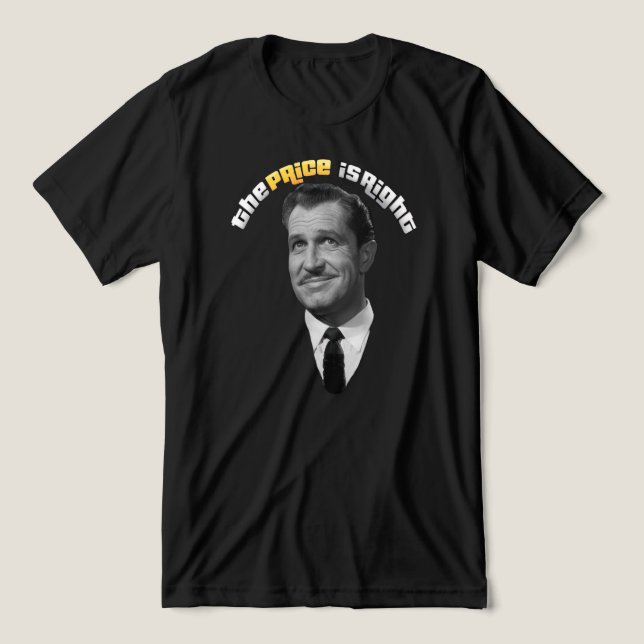 Camiseta Triblenda Vincent Price is Right (Diseño delantero )