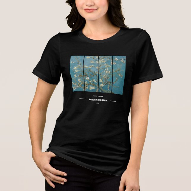 Camiseta Triblenda Vincent Van Gogh Almond blossom T-Shirt (Anverso)