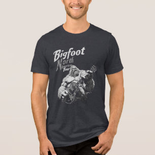 Camiseta Triblenda Viñeta de excursión para Norteamérica Bigfoot