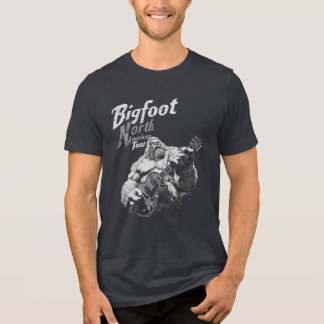 Camiseta Triblenda Viñeta de excursión para Norteamérica Bigfoot