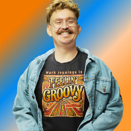 Camiseta Triblenda Viñeta Retro 70 personalizada de Feelin Groovy