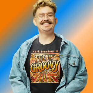 Camiseta Triblenda Viñeta Retro 70 personalizada de Feelin Groovy