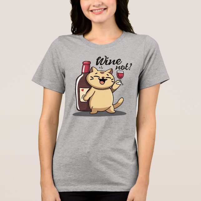 Camiseta Triblenda ¿Vino no? –Camiseta (Anverso)