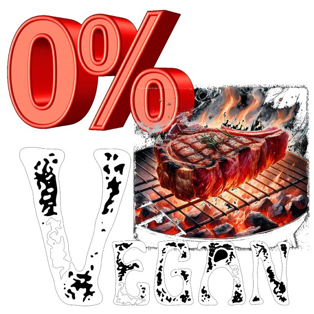 Camiseta Triblenda Vintage 0% Vegan Addication Food (Subido por el creador)