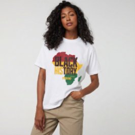 Camiseta Triblenda Vintage Black History Period Cultural Supporters