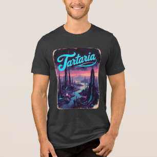 Camiseta Triblenda Vintage de ciencia ficción de la conspiración de T