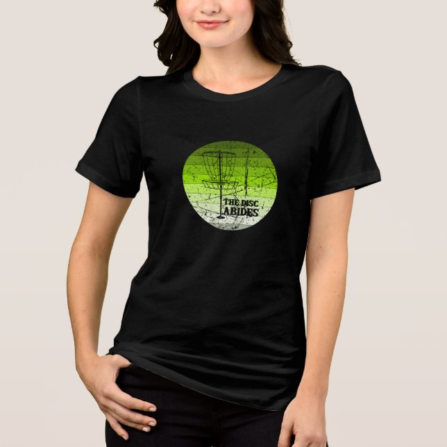 Camiseta Triblenda Vintage de disco golf (Anverso)