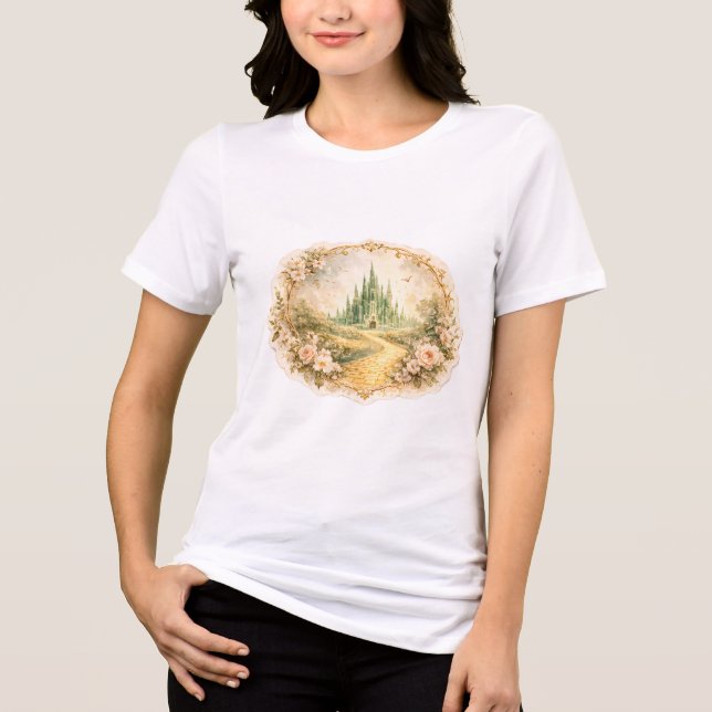 Camiseta Triblenda Vintage Emerald Castle  (Anverso)