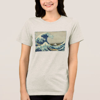 Camiseta Triblenda Vintage Japanese Art, The Great Wave by Hokusai