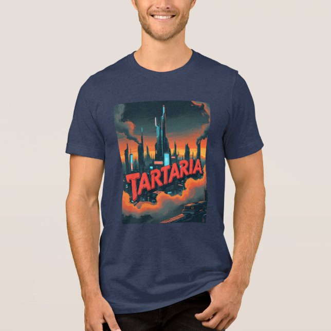 Camiseta Triblenda Vintage Tartaria Conspiración Retro (Anverso)