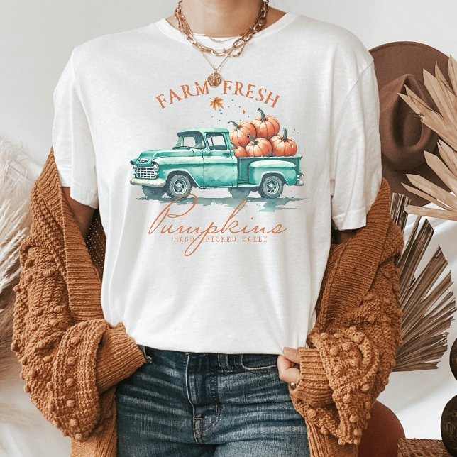 Camiseta Triblenda Vintage Truck Fall Harvest Tee (Subido por el creador)
