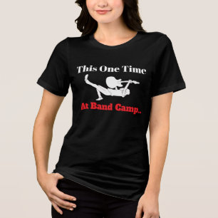 Camiseta Triblenda Vintage "Una Vez en el Campamento de Banda" Tri-B