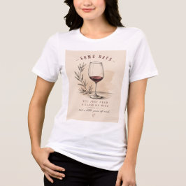 Camiseta Triblenda Vintage Wine Lover Shirt | Elegant Red Wine Design