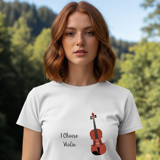 Camiseta Triblenda Violina acústica (Acoustic Violin T-Shirt)