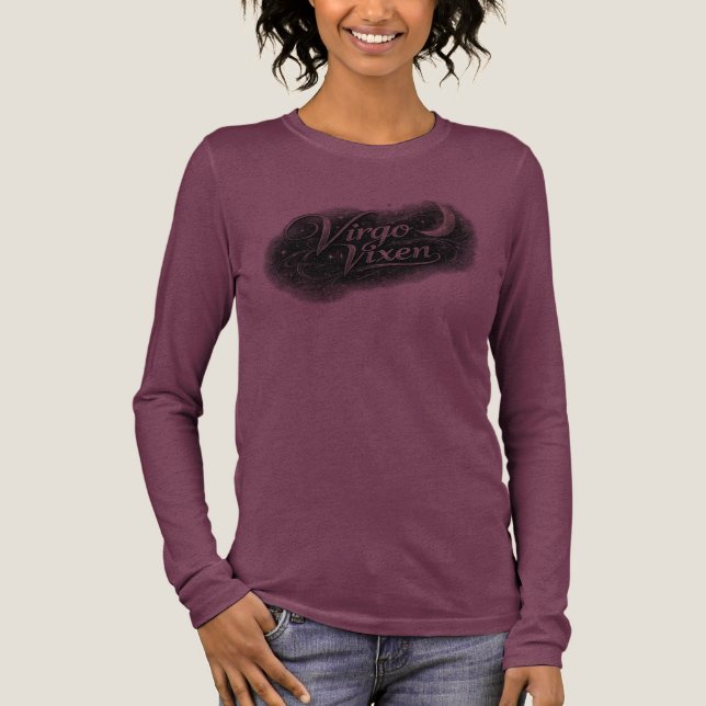 Camiseta Triblenda Virgo Vixen | Magical Earth Sign Astrology Shirt (Anverso)
