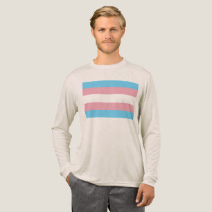 Camiseta Triblenda Visibilidad de la bandera del orgullo transgénero 