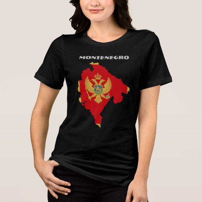 Camiseta Triblenda Visita de Personalizable especial de MONTENEGRO (Anverso)