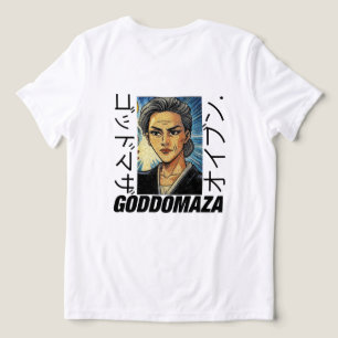 CAMISETA TRIBLENDA VISTA ATRÁS DEL COLOR DE LA VINTAJA DE OG MOMOKO