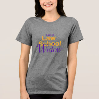 Camiseta Triblenda Viuda de Facultad de Derecho Humorística