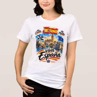 CAMISETA TRIBLENDA ¡VIVA ESPAÑA!