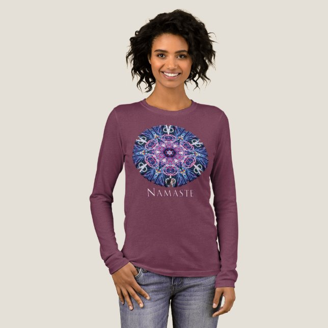 Camiseta Triblenda Vivid Namaste Kaleidoscope T-shirt (Anverso Completo)
