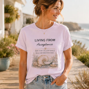Camiseta Triblenda Viviendo desde la Aceptación – Cristiano Inspirado
