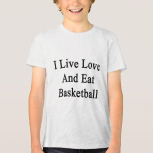 Camiseta Triblenda Vivo El Amor Y Comí Básquetbol