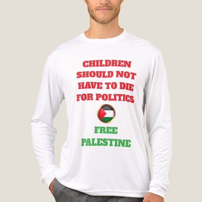 Camiseta Triblenda Voces de Palestina - La humanidad reclama justicia (Anverso )