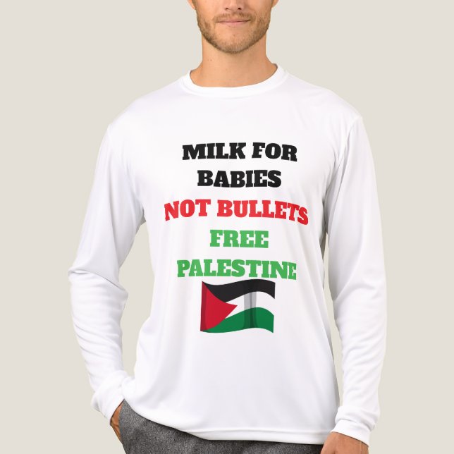 Camiseta Triblenda Voces de Palestina - La humanidad reclama justicia (Anverso )
