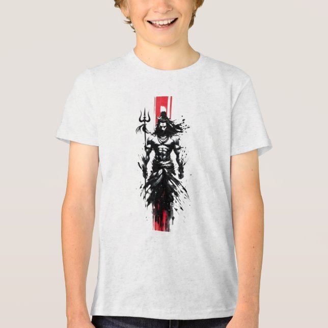 Camiseta Triblenda Void-Born Mahadev The Crimson Axis When Silence Ta (Anverso)