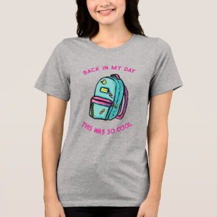 Camiseta Triblenda Volver a la mochila de mi día