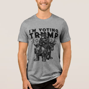 CAMISETA TRIBLENDA VOTO A TRUMP 2024