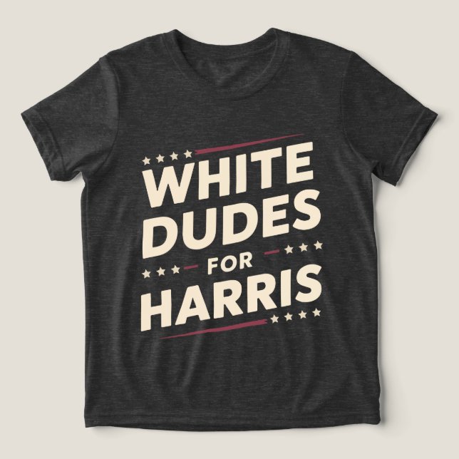 Camiseta Triblenda Votos Blancos Por Kamala Harris Para 2024 (Diseño delantero )