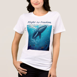 Camiseta Triblenda Vuelo del Leviatán hacia la Libertad – Arte Surrea