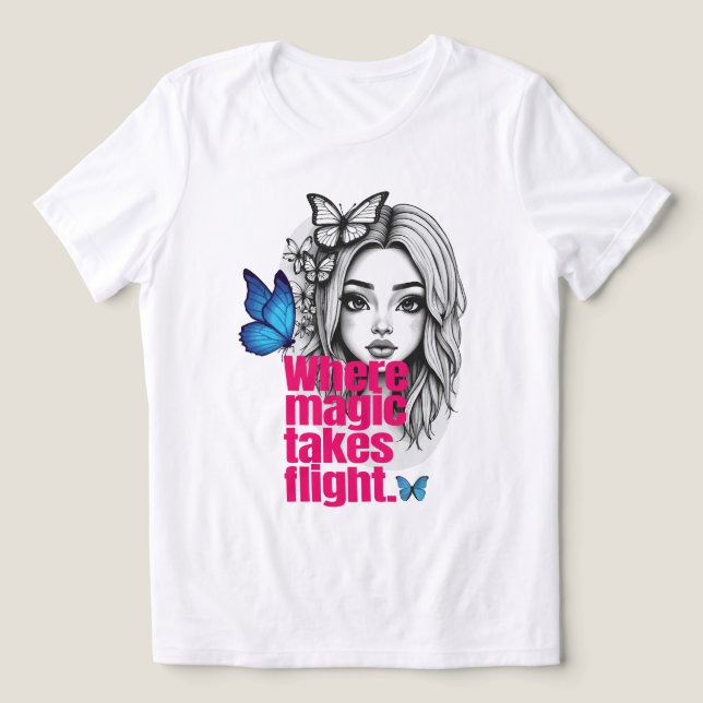 Camiseta Triblenda Vuelo encantado (Diseño delantero )