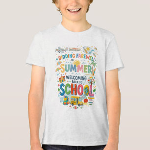 Camiseta Triblenda Vuelta al cole, adiós verano primer día de clase