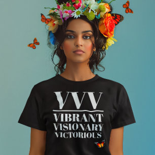 Camiseta Triblenda VVV- Vibrante, Visionaria, Victoriosa