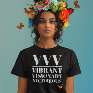 Camiseta Triblenda VVV- Vibrante, Visionaria, Victoriosa