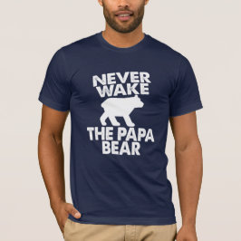 Camiseta Triblenda Wake The Papa Bear Dad Birthday