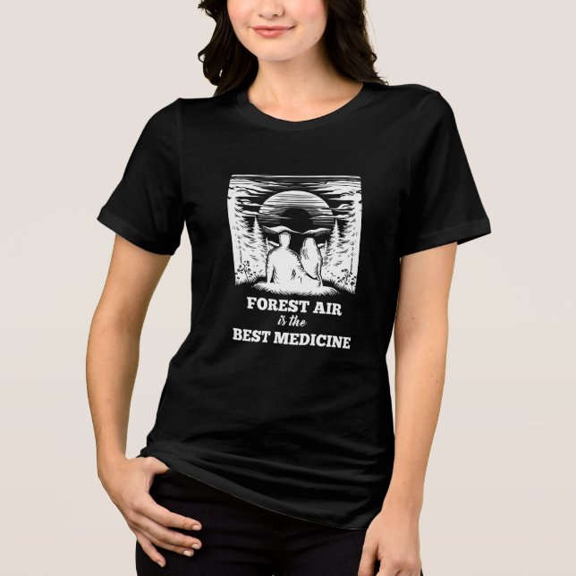 Camiseta Triblenda Waldluft ist die beste Medizin (Anverso)